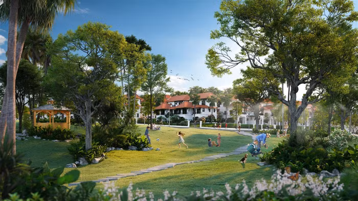 Khu đô thị nghỉ dưỡng phong cách nhiệt đới kiểu mẫu Sun Tropical Village. (Ảnh phối cảnh minh họa)