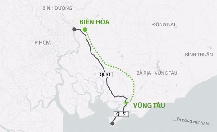 Bà Rịa – Vũng Tàu chi 670 tỷ đồng để GPMB cho dự án đường cao tốc nối với Biên Hoà