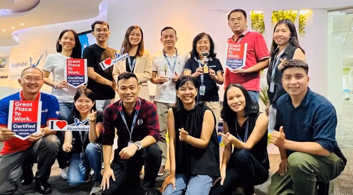 AkzoNobel Việt Nam nhận danh hiệu nơi làm việc tốt nhất