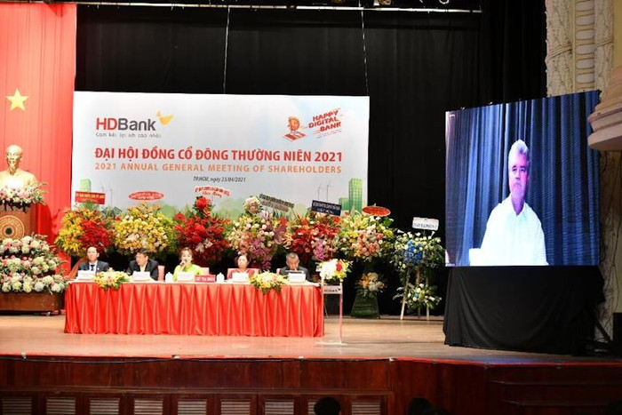 ĐHCĐ HDBank: Năm 2021 mục tiêu lợi nhuận tăng mạnh lên 7.281 tỷ đồng