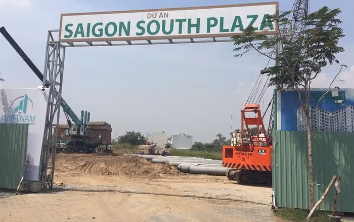 Dự án Saigon South Plaza bị đình trệ nhiều năm nay do tranh chấp trong nội bộ Vinaland