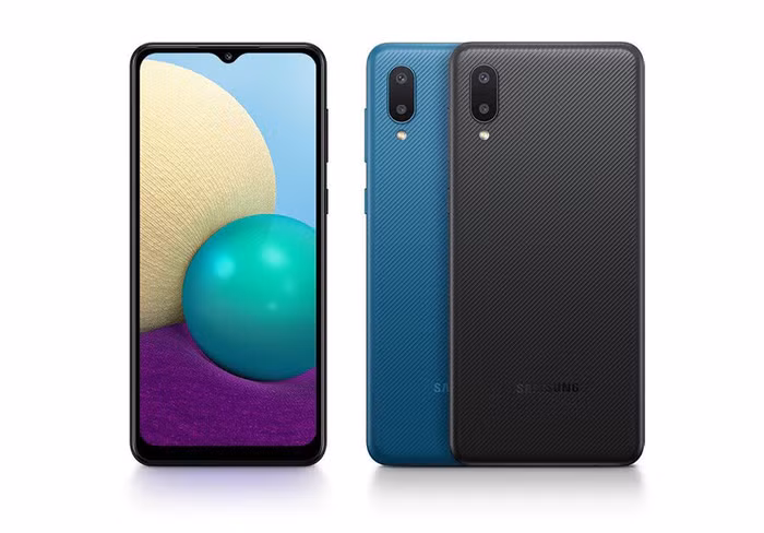 Galaxy M02 còn có bộ nhớ trong 32GB, hỗ trợ thẻ nhớ ngoài lên đến 1TB