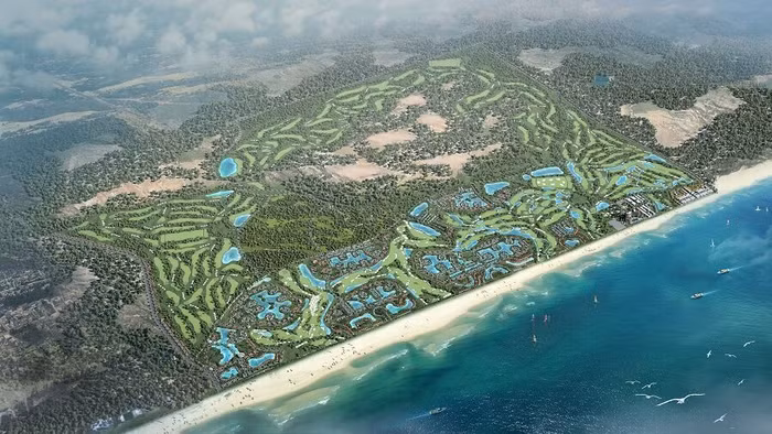 Toàn cảnh dự án FLC Quảng Bình nhìn từ trên cao