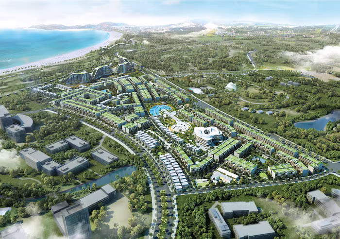 Các hạng mục hạ tầng và tiện ích cuối cùng của dự án cũng đang được gấp rút hoàn thành