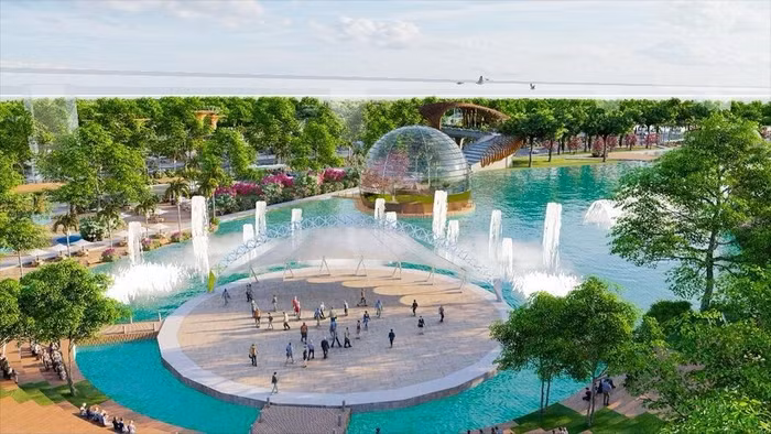 Công viên di sản nằm trong lòng dự án Sunshine Heritage tại Hà Nội