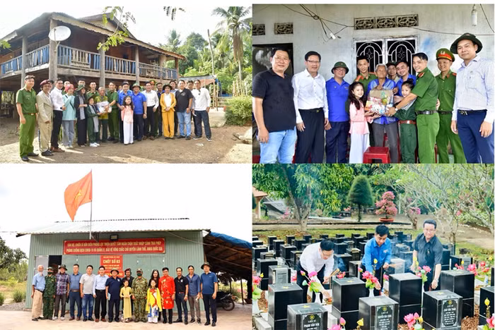 Các hoạt động thăm hỏi, trao quà cho đồng bào dân tộc thiểu số và chốt chống dịch ở khu vực biên giới thuộc huyện Lộc Ninh, viếng nghĩa trang liệt sĩ tỉnh đã làm Trại sáng tác trở nên ấm áp tình người