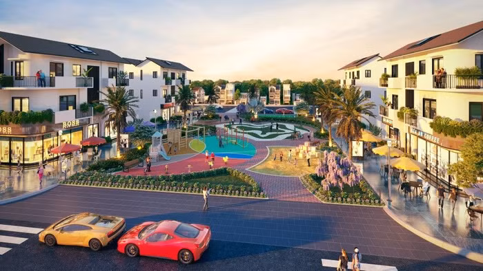 Phối cảnh công viên dự án Gia An Lakeside tại Đất Đỏ