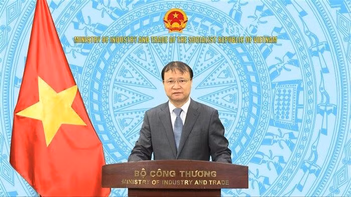 Thứ trưởng Bộ Công thương Đỗ Thắng Hải phát biển tại lễ khai mạc