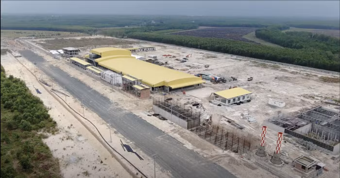 Nhà máy Japfa đang được xây dựng tại KCN Minh Hưng Sikico có diện tích 655 hecta (H.Hớn Quản, Bình Phước).