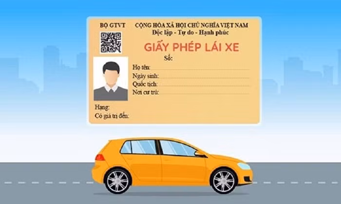 Đề xuất bằng lái xe gắn ảnh... như căn cước công dân