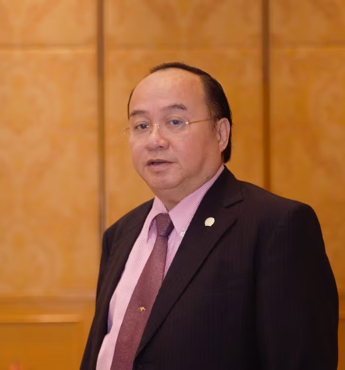 T.S Nguyễn Hồng Sơn - Phó Chủ tịch Phòng Thương Mại và Công nghiệp Việt Nam (VCCI), Chủ tịch Hiệp hội Phát triển hàng tiêu dùng Việt Nam (VACOD), Chủ tịch Hiệp hội Doanh nghiệp TP. Hà Nội (HBA)