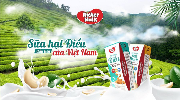 Sản phẩm Richer Milk – Sữa Nhân Điều đầu tiên tại Việt Nam Sản phẩm Richer Milk – Sữa Nhân Điều đầu tiên tại Việt Nam