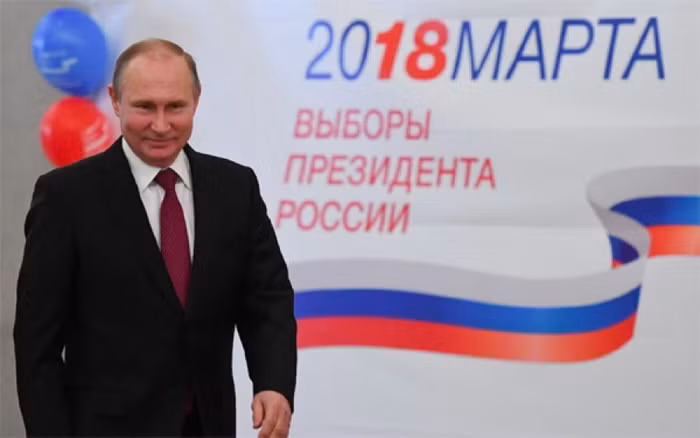 Thắng áp đảo, Putin tiếp tục làm Tổng thống Nga