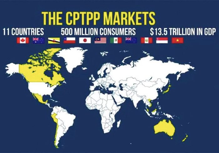 TPP-11 chính thức có hiệu lực từ hôm nay