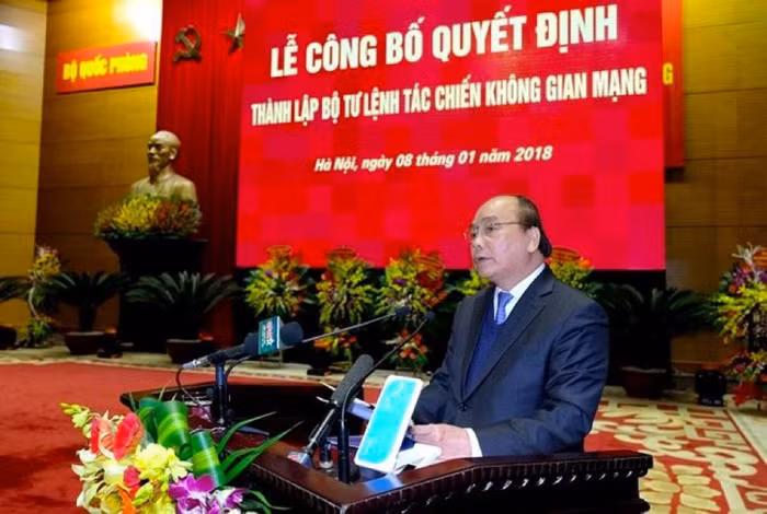 Việt Nam thành lập lực lượng tác chiến không gian mạng