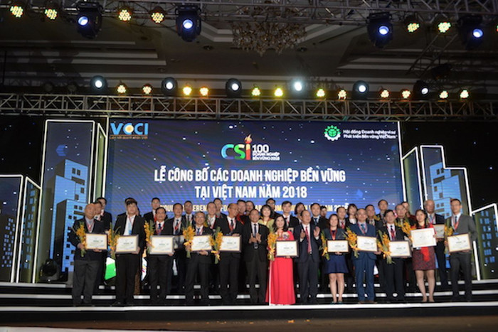 Lộ diện TOP 100 doanh nghiệp phát triển bền vững năm 2018