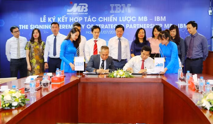 MB Bank ký kết thỏa thuận hợp tác chiến lược với Tập đoàn IBM