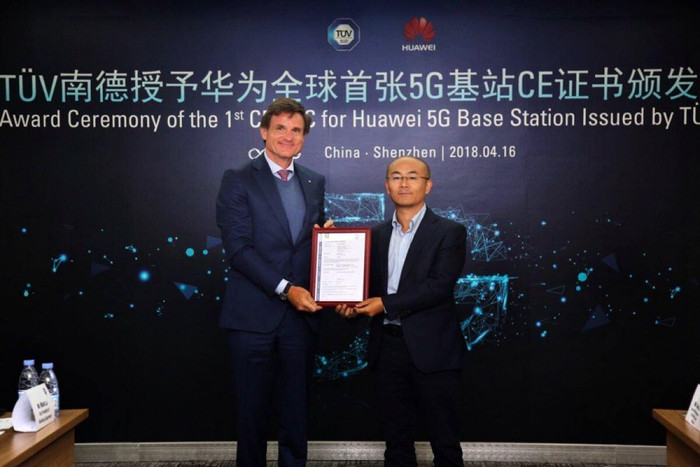 Huawei đạt được chứng nhận CE-TEC đầu tiên trên thế giới cho các sản phẩm 5G