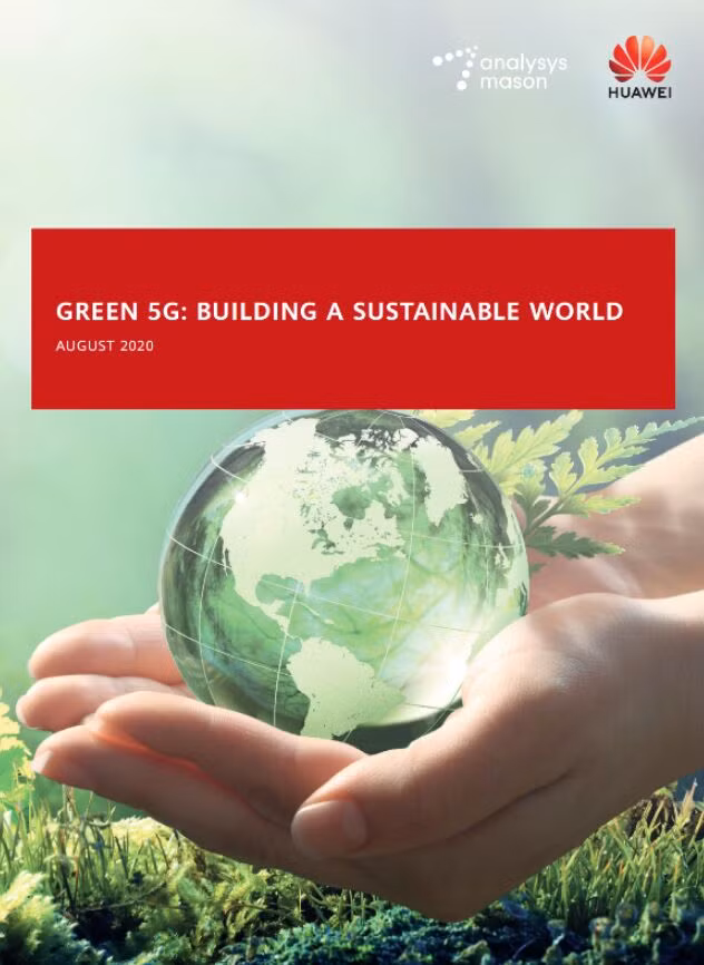 Sách trắng 5G xanh do Analysys Mason và Huawei cùng công bố
