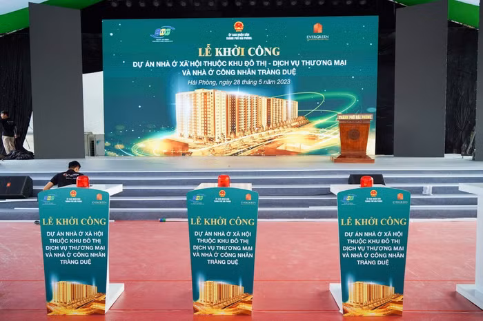 nhà ở công nhân Tràng Duệ