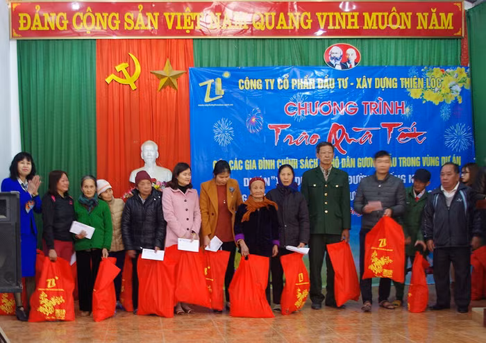 Công ty Thiên Lộc luôn đồng hành với cộng đồng xã hội qua các hoạt động từ thiện