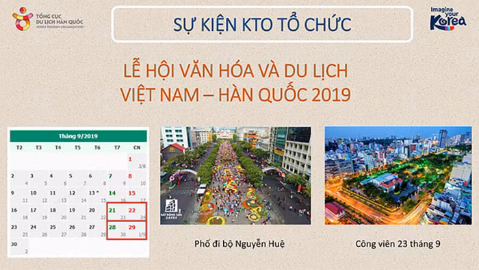 Sắp diễn ra lễ hội Văn hóa và Du lịch Việt Nam – Hàn Quốc 2019