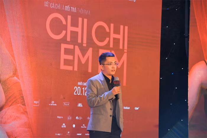 Nhà sản xuất Will Vũ chia sẻ về vai diễn của Chi Pu trong bộ phim Chị Chị Em Em trong buổi công chiếu - Ảnh: Muse Films