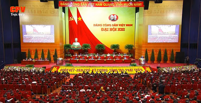 Toàn cảnh phiên khai mạc Đại hội Đảng lần thứ XIII