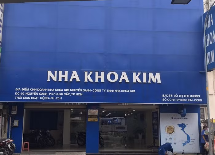 Nha khoa Kim Nguyễn Oanh, quận Gò Vấp - Nơi vừa bị Thanh tra Sở Y tế tước giấy phép hoạt động khám, chữa bệnh
