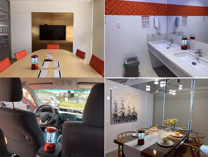 Đèn LED diệt khuẩn di động, tiện dụng và phù hợp với nhiều không gian