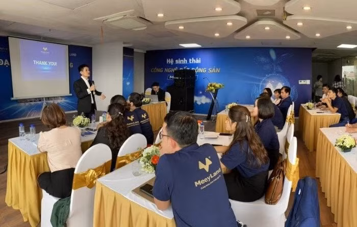 Một buổi hội thảo nội bộ của Công ty Meey Land