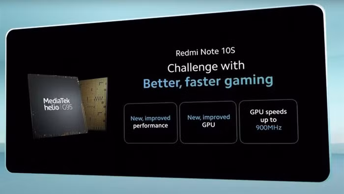 Redmi Note 10S được trang bị Helio G95. (Nguồn: Xiaomi)
