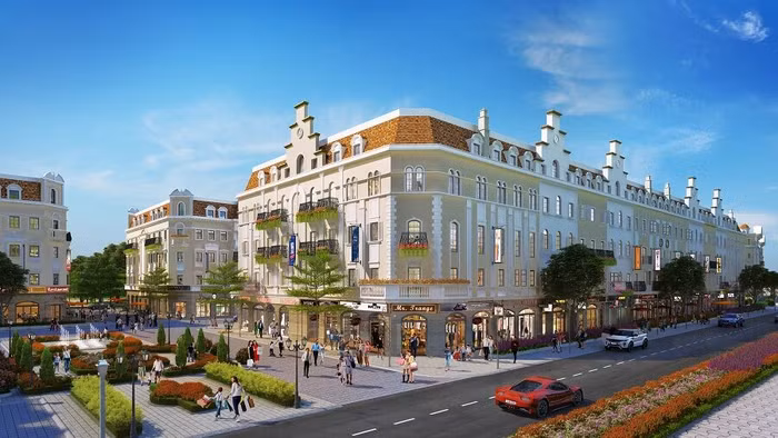 Trước thềm bàn giao, Shophouse Europe đang chào bán những căn mặt đường cuối cùng