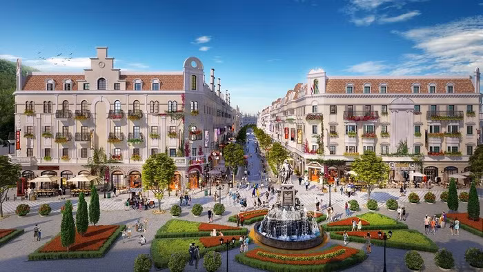 Shophouse ở Bãi Cháy gây ấn tượng về phong cách kiến trúc