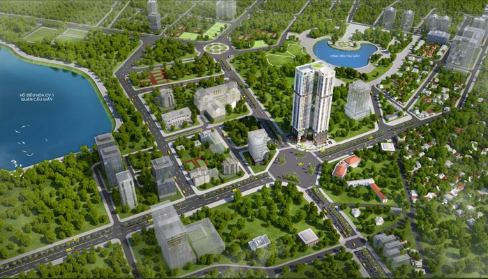 Golden Park Tower - dự án lõi của quận Cầu Giấy