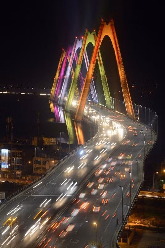 Hà Nội có thêm điểm nhấn độc đáo với hệ thống chiếu sáng cầu Nhật Tân ảnh 3