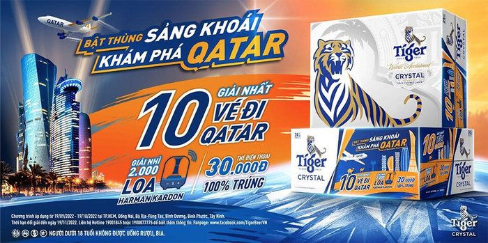 Tiger Crystal tung ưu đãi với tổng giải thưởng tới hàng chục tỷ đồng