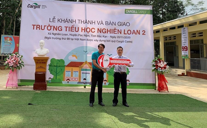 Cargill sẽ hoàn tất công trình trường học thứ 100 cho Việt Nam