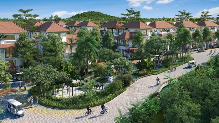 Phối cảnh Khu đô thị Sun Tropical Village tại Phú Quốc.