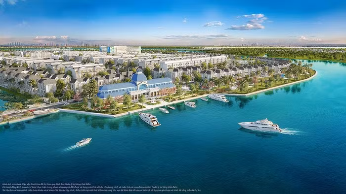 Bến thuyền cao cấp Manhattan Glory được tư vấn thiết kế bởi Humphreys and Partners (đơn vị thiết kế hàng đầu thế giới có trụ sở chính tại Mỹ)