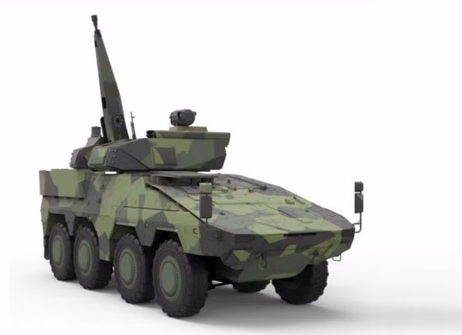 Rheinmetall giới thiệu tháp pháo Phòng không tầm ngắn Universal Hybrid Mobile “Skyranger 30”