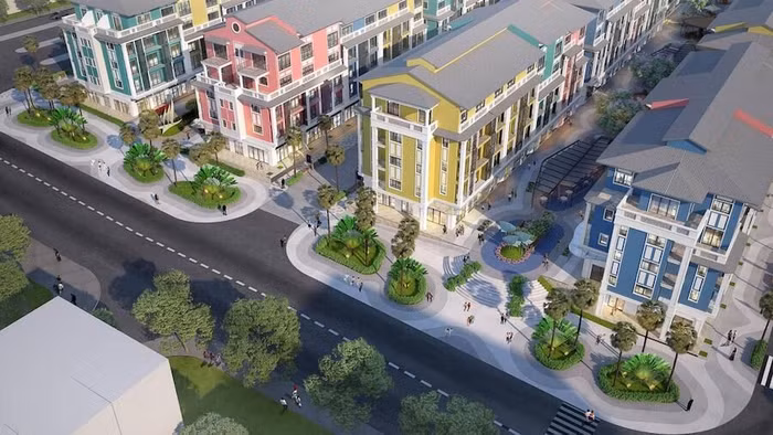 Khu Singapore Shoptel là hạng mục đầu tiên của dự án Sonasea Vân Đồn Harbor City tại Vân Đồn đã cất nóc và giới thiệu đến giới đầu tư.