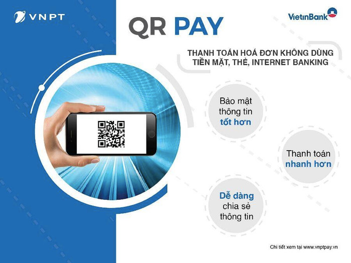 VinaPhone áp dụng thanh toán cước bằng QR Code