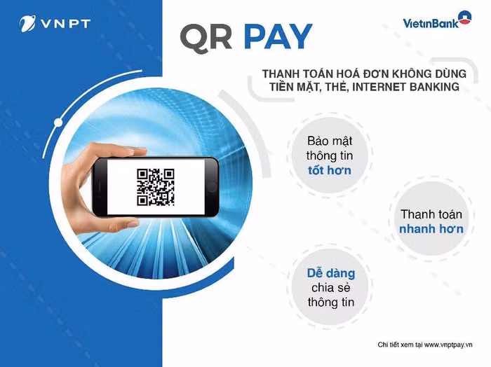 VinaPhone áp dụng thanh toán cước bằng QR Code