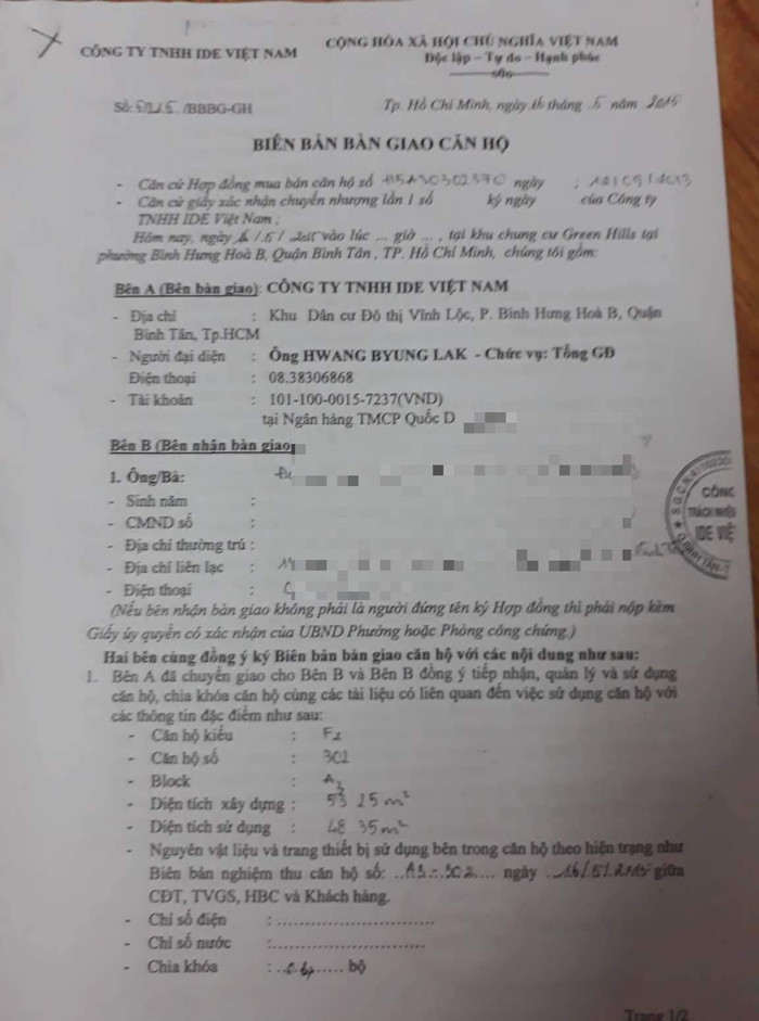 Chủ đầu tư Green Town bị tố 5 năm “quỵt” sổ hồng của cư dân ảnh 1