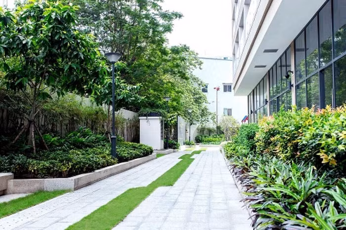 Khuôn viên xanh mát của dự án The EverRich Infinity