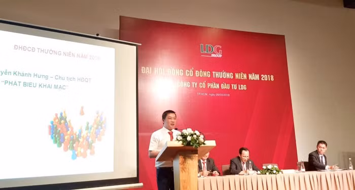 LDG đặt mục tiêu doanh thu năm 2018 tăng đột biến 2.633 tỷ đồng, tăng gần 400% so với 2017