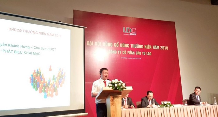 LDG đặt mục tiêu doanh thu năm 2018 tăng đột biến 2.633 tỷ đồng, tăng gần 400% so với 2017