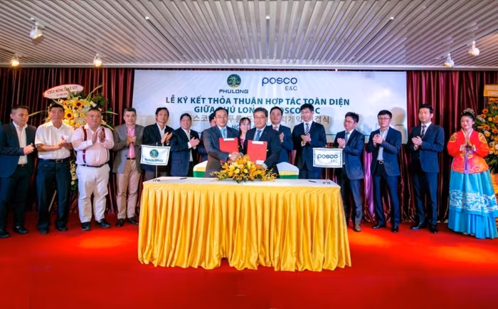 Địa ốc Phú Long ký hợp tác toàn diện với Tập đoàn Posco E&C