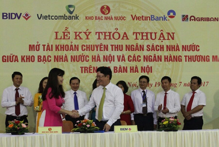 BIDV và Kho bạc Nhà nước ký kết Thỏa thuận phối hợp thu Ngân sách Nhà nước trên địa bàn Hà Nội